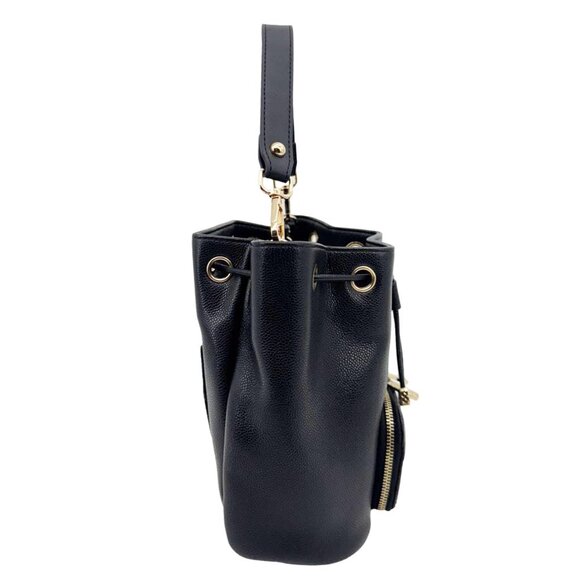 Chanel Business Affinity Caviar Quilted Leather Drawstring Bucket Bag Black - Picture 6 of 16